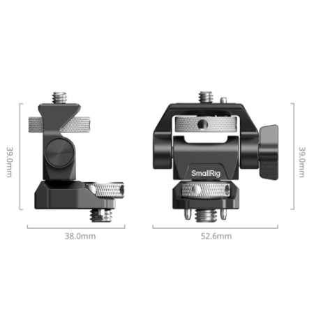 SmallRig 2903C - regulowane mocowanie, uchwyt do monitora (ARRI 3/8